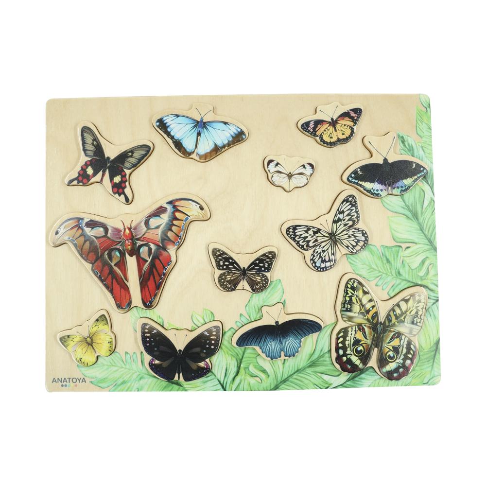 Ahşap Kelebek Yapboz