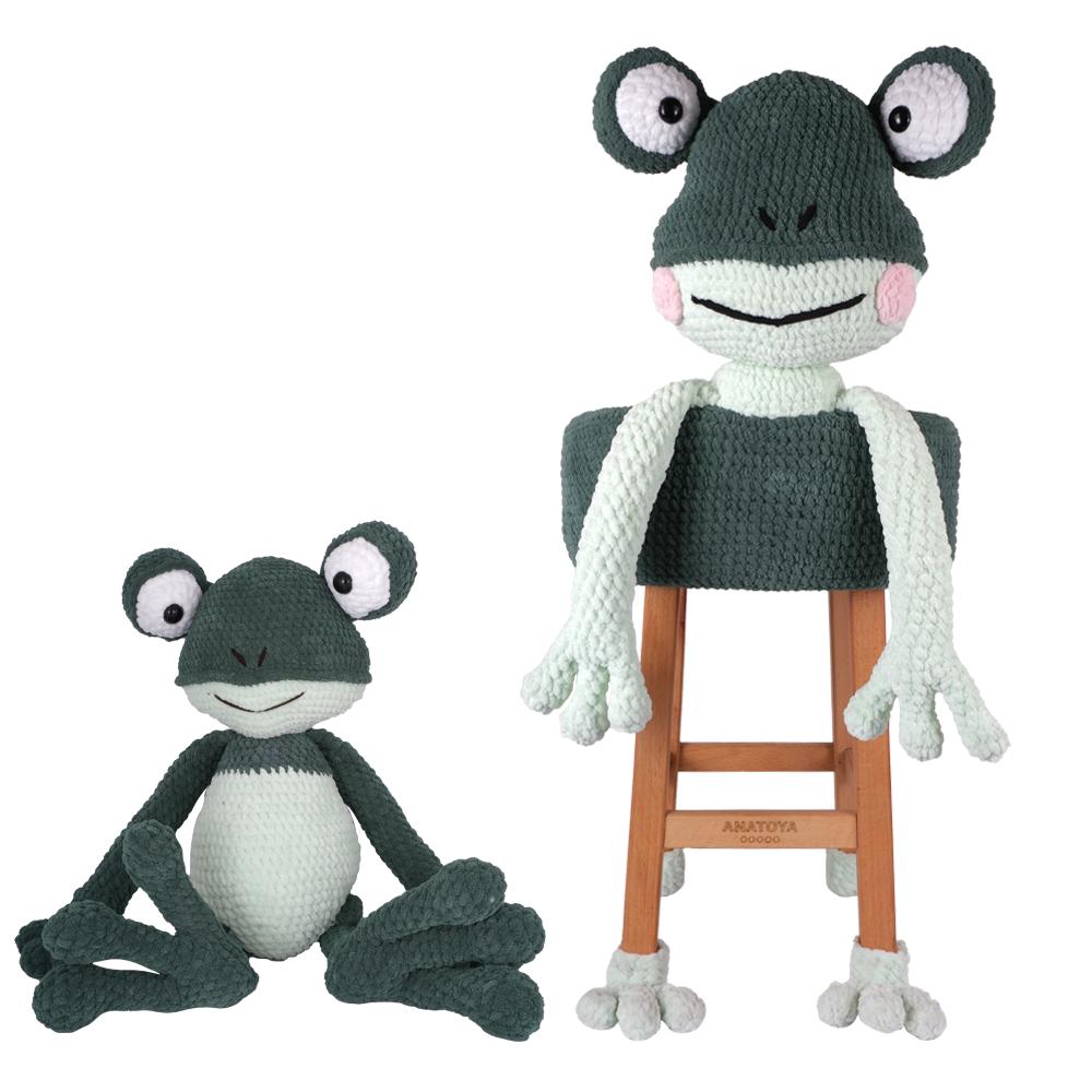 Amigurumi Kurbağa Sandalye Set