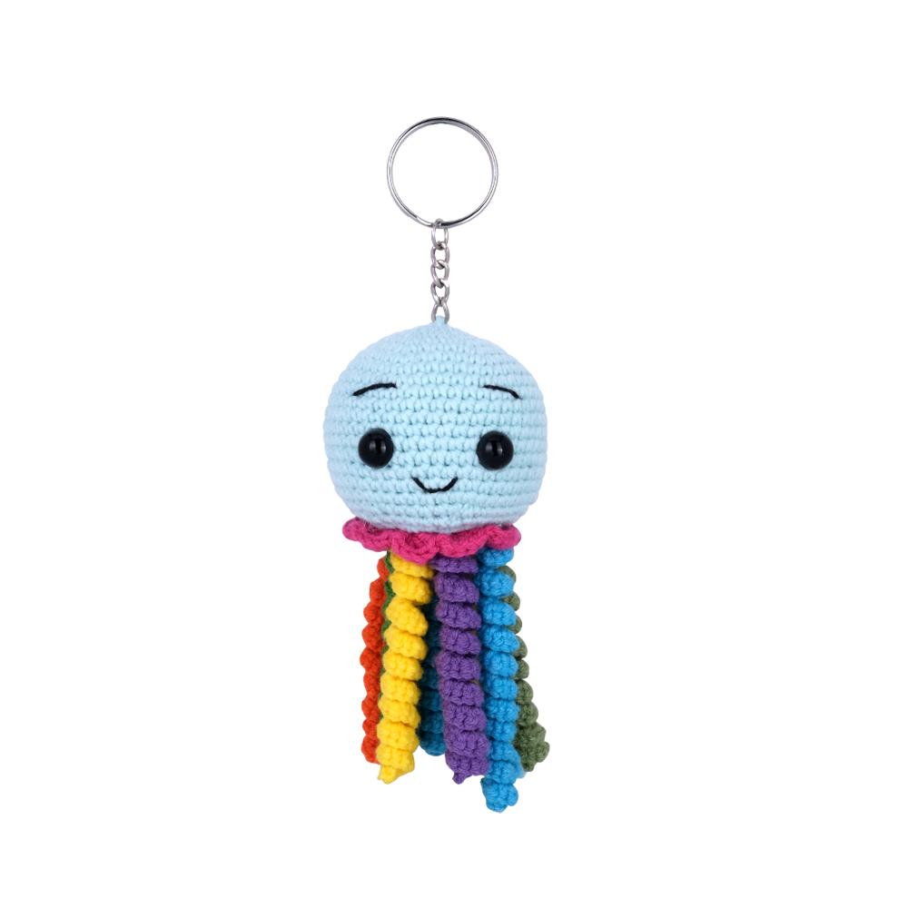 Amigurumi Ahtapot Anahtarlık