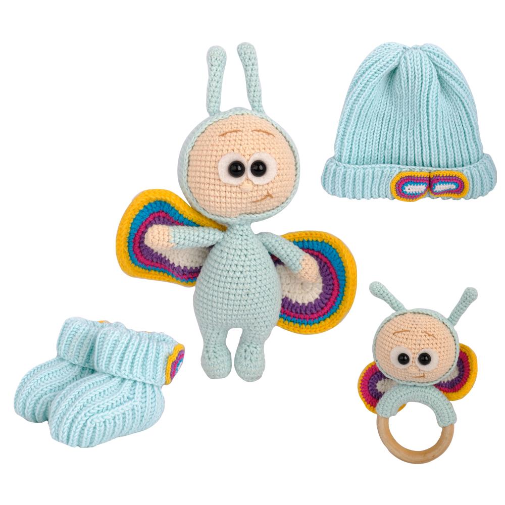 Amigurumi Kelebek Lulu Set