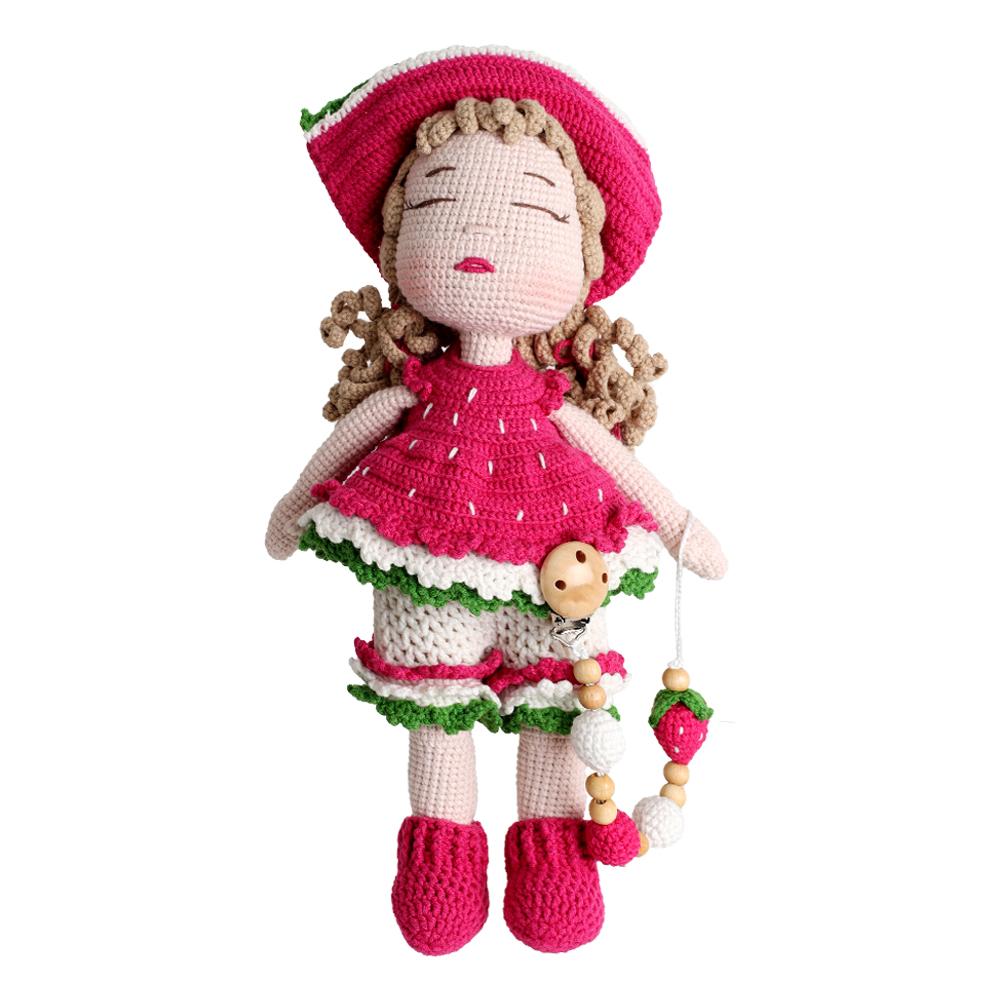 Amigurumi Uyuyan Çilek Kız