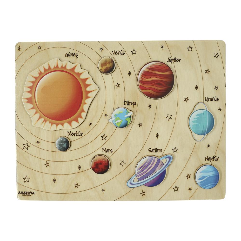 Ahşap Gezegen Yapboz