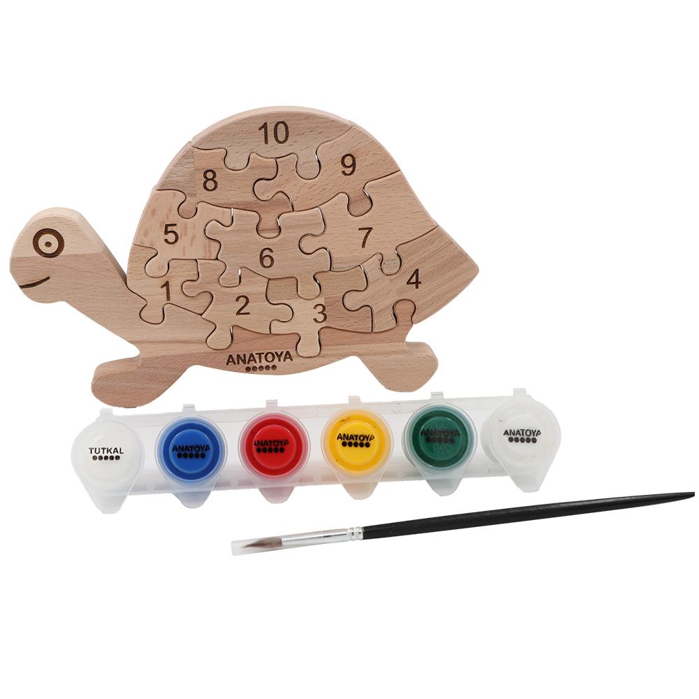 Ahşap Kaplumbağa Yapboz